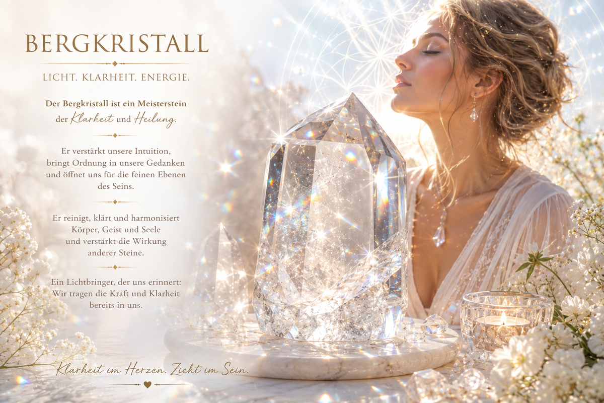 Bergkristall – Klarheit, Licht und meine ehrliche Erfahrung