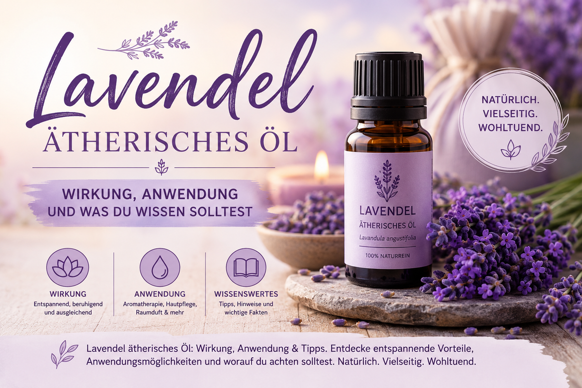Lavendel ätherisches Öl – Wirkung, Anwendung und was du wissen solltest