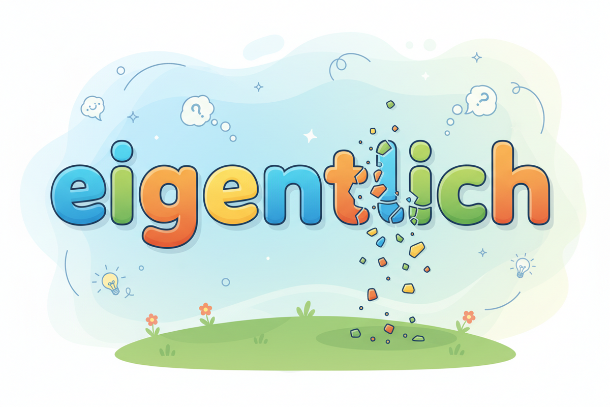 „Eigentlich …“ – das verrückteste Wort der Welt