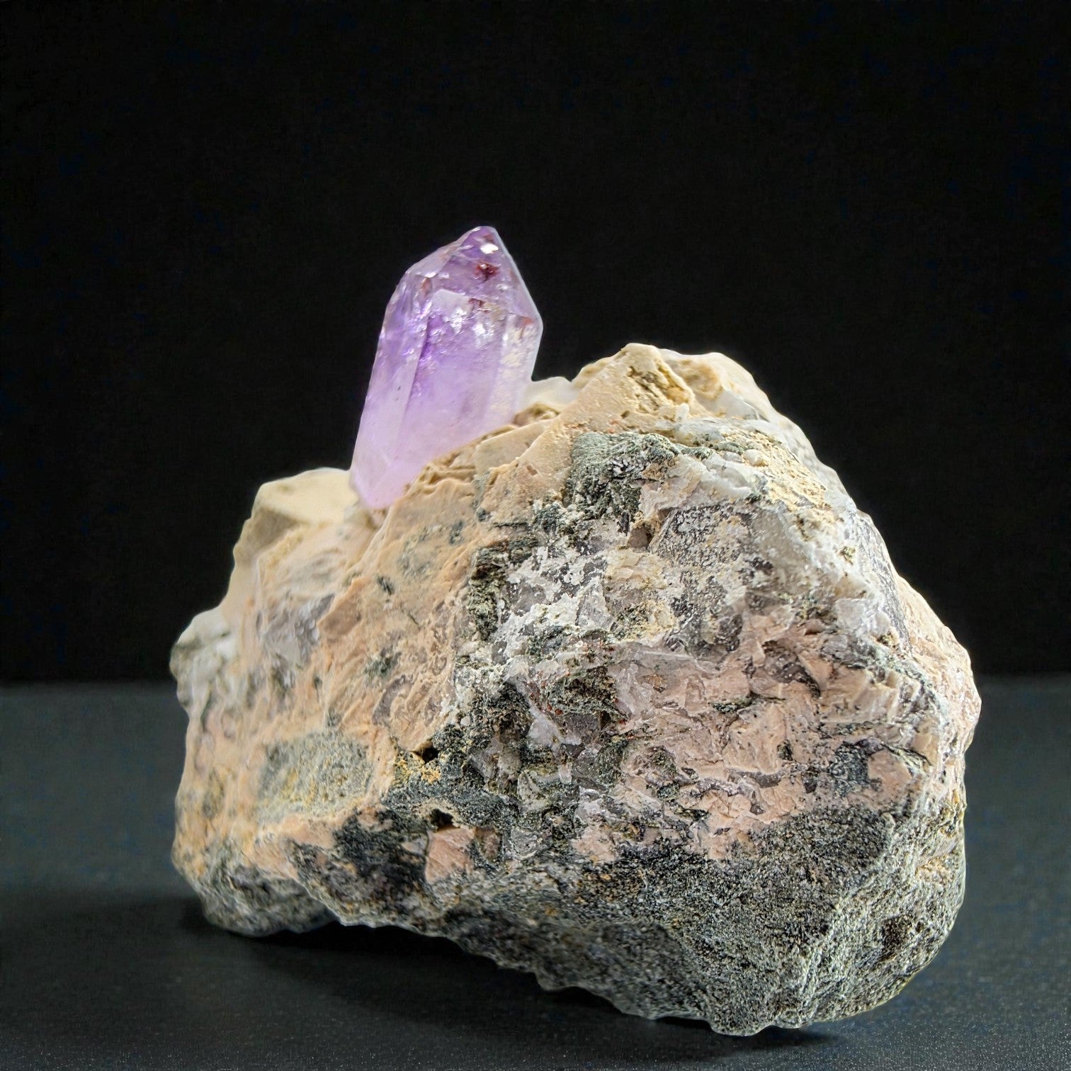 Quarz auf Feldspat 0,05 kg +/- 4,5x3,5x4 cm