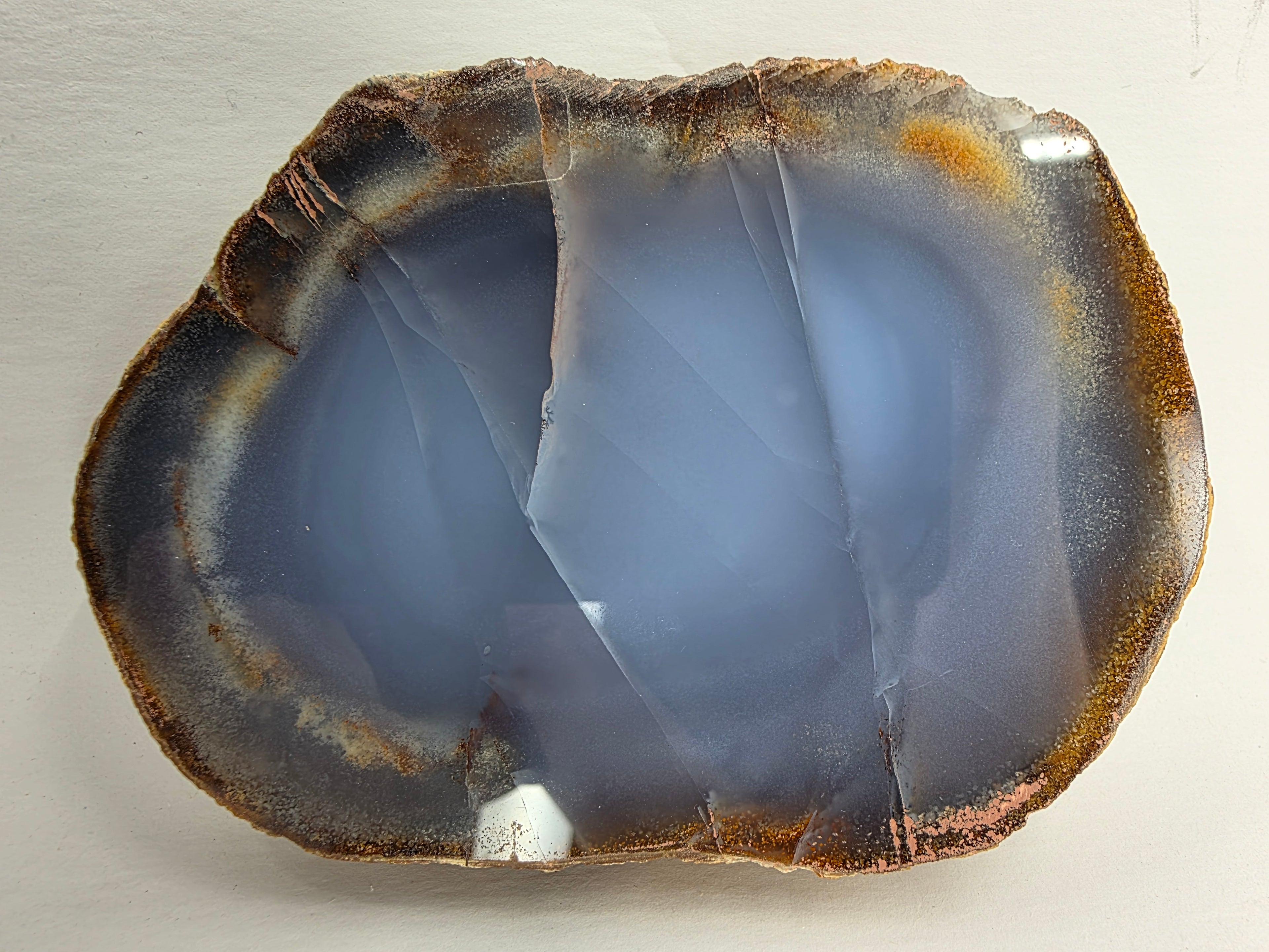 Chalcedon 0,241 kg +/- 9x6x2 cm