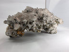 Pyrit mit Calcit 0,732 kg +/- 13x10x5 cm