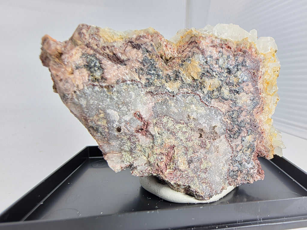 Hyalith auf Feldspat 0,1 kg +/- 7x4x3 cm