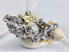 Pyrit mit Sphalerit und Quarz 0,08 kg +/- 6x4x3 cm