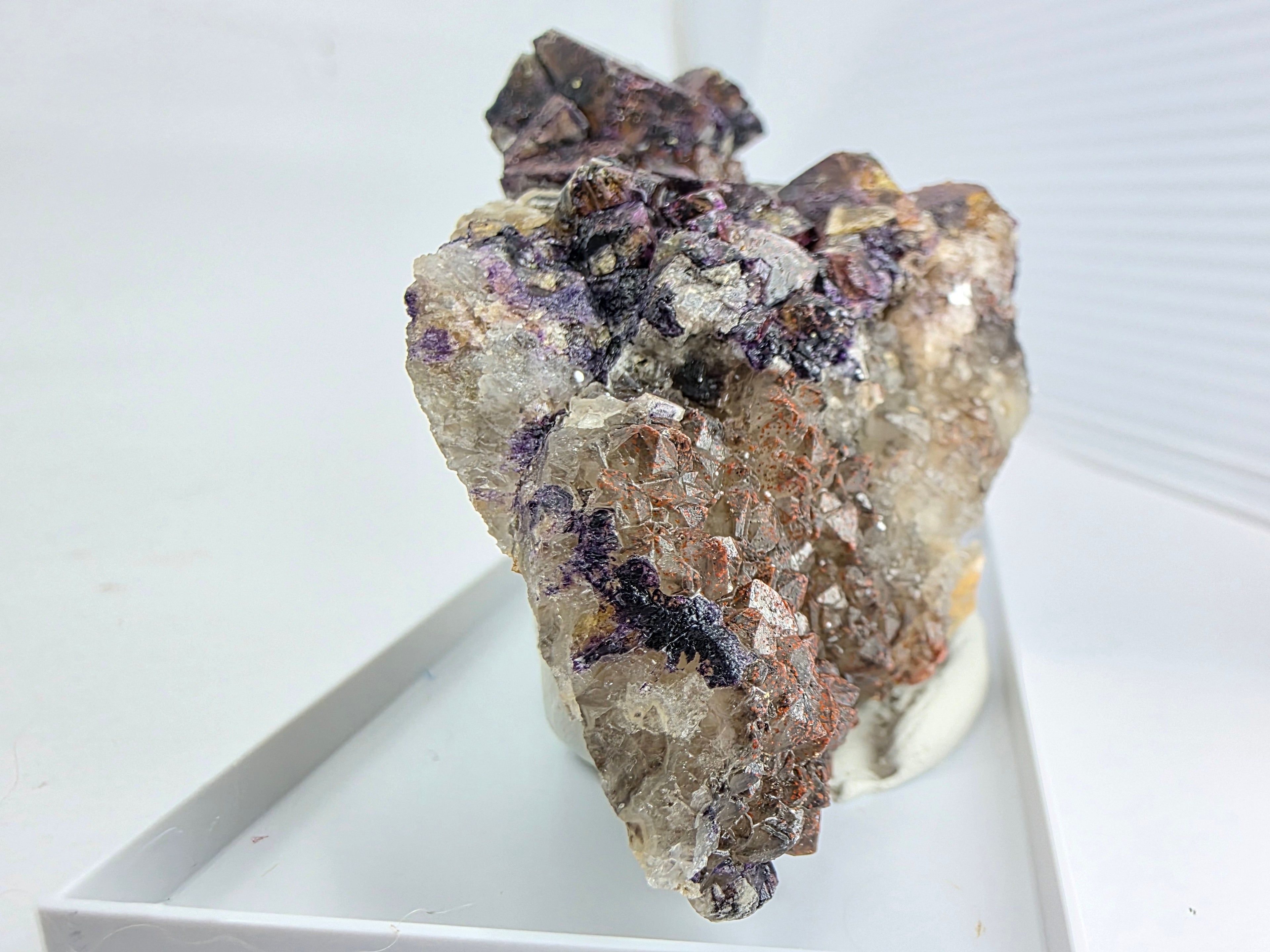 Fluorit 0,14 kg +/- 7x5x5 cm