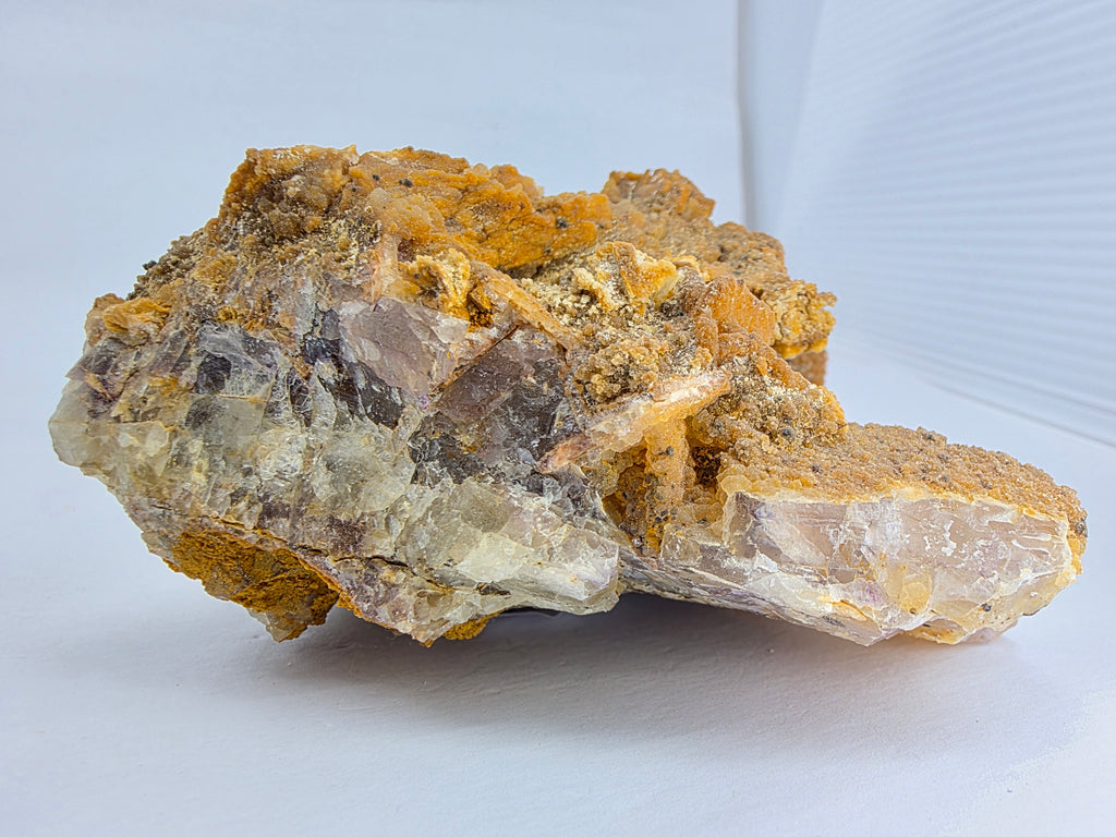 Fluorit mit Quarz 0,429 kg +/- 10x8x5 cm