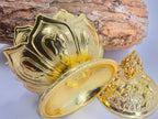 Räucherstäbchenhalter in Lotusform 110g +/- 8x7x7 cm