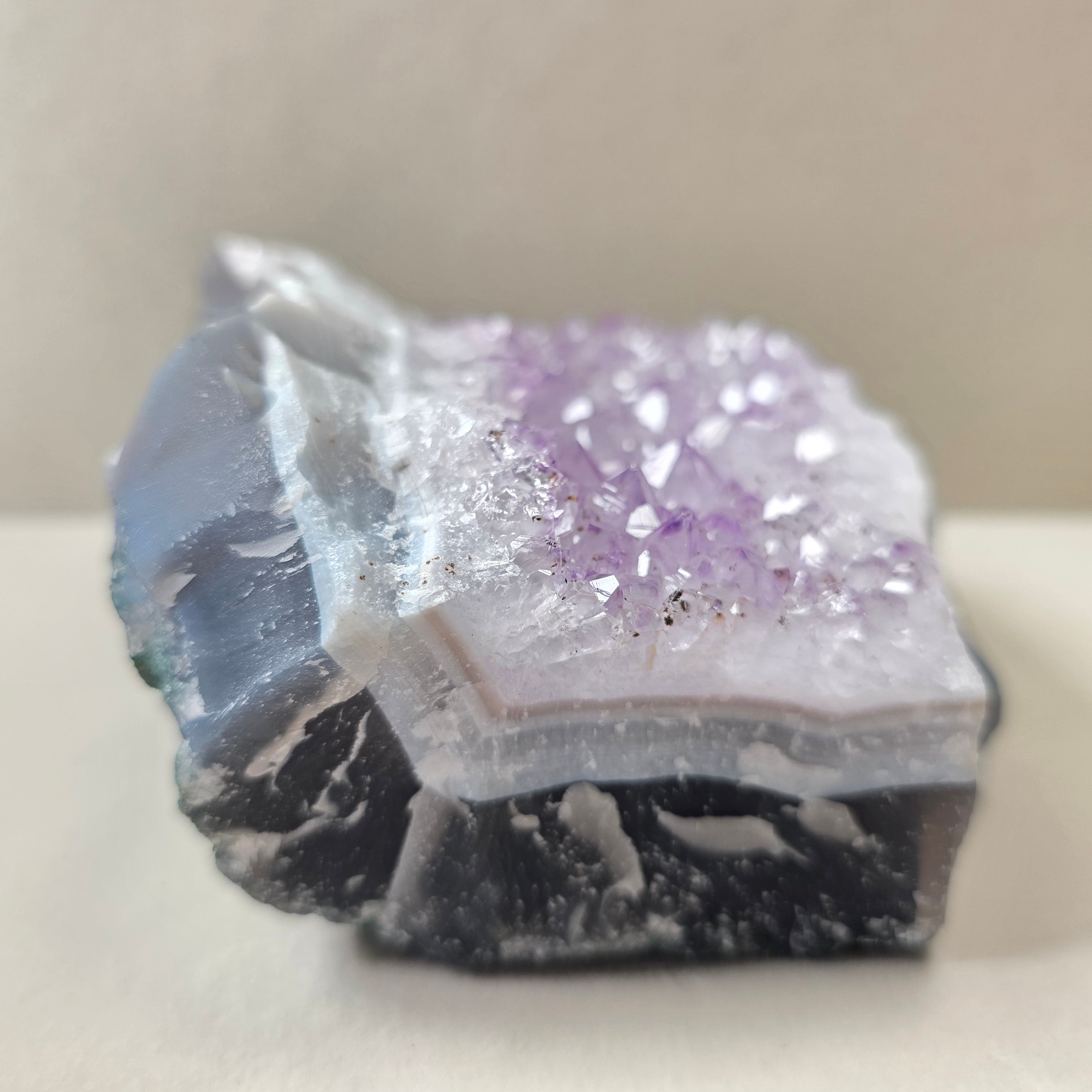 Amethyst 1,21 kg +/- 10,5x10,5x4,5 cm