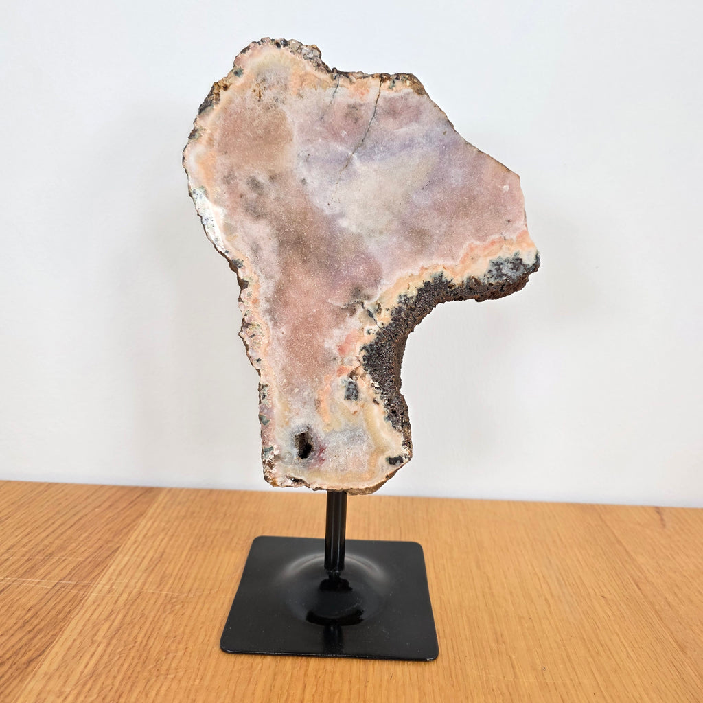 Amethyst rosa +/- 3,2 kg 25x20x4 cm