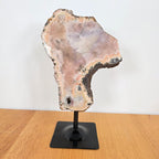 Amethyst rosa +/- 3,2 kg 25x20x4 cm