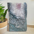 Amethyst auf Moosachat +/- 29 kg 45,5x27x10 cm