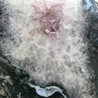 Amethyst auf Moosachat +/- 29 kg 45,5x27x10 cm