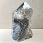 Calcedon blau +/- 0,336 kg 9x5,5x4 cm