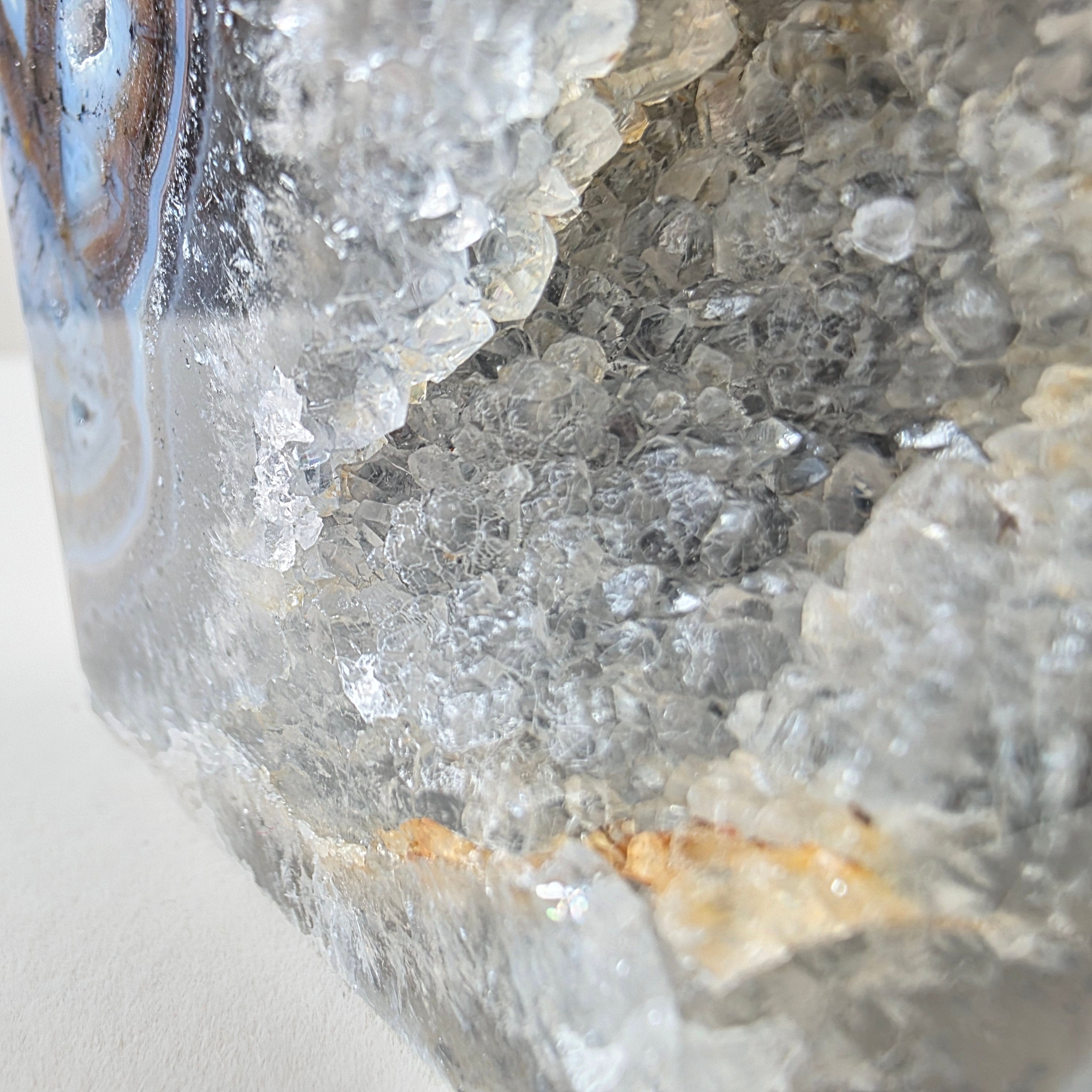 Calcedon blau +/- 0,336 kg 9x5,5x4 cm