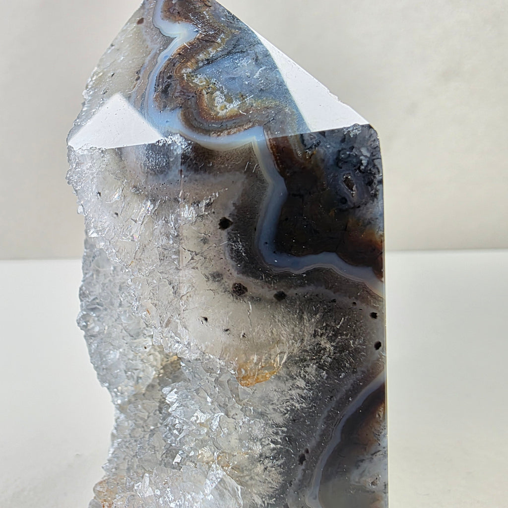 Calcedon blau +/- 0,336 kg 9x5,5x4 cm