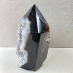 Calcedon schwarz +/- 0,160 kg 7x4,5x3,5 cm