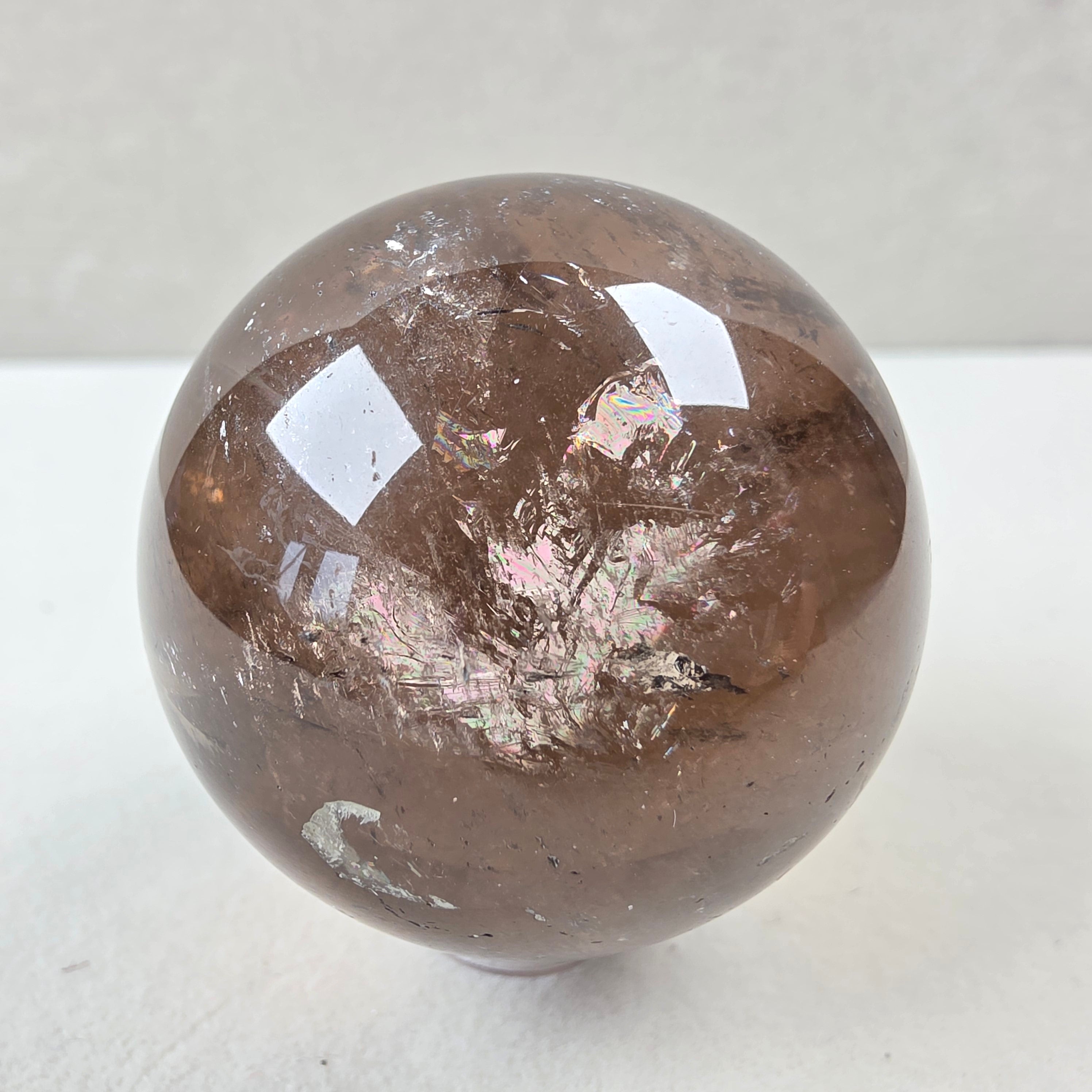 Rauchquarz Kugel +/- 0,104 kg Ø 4 cm