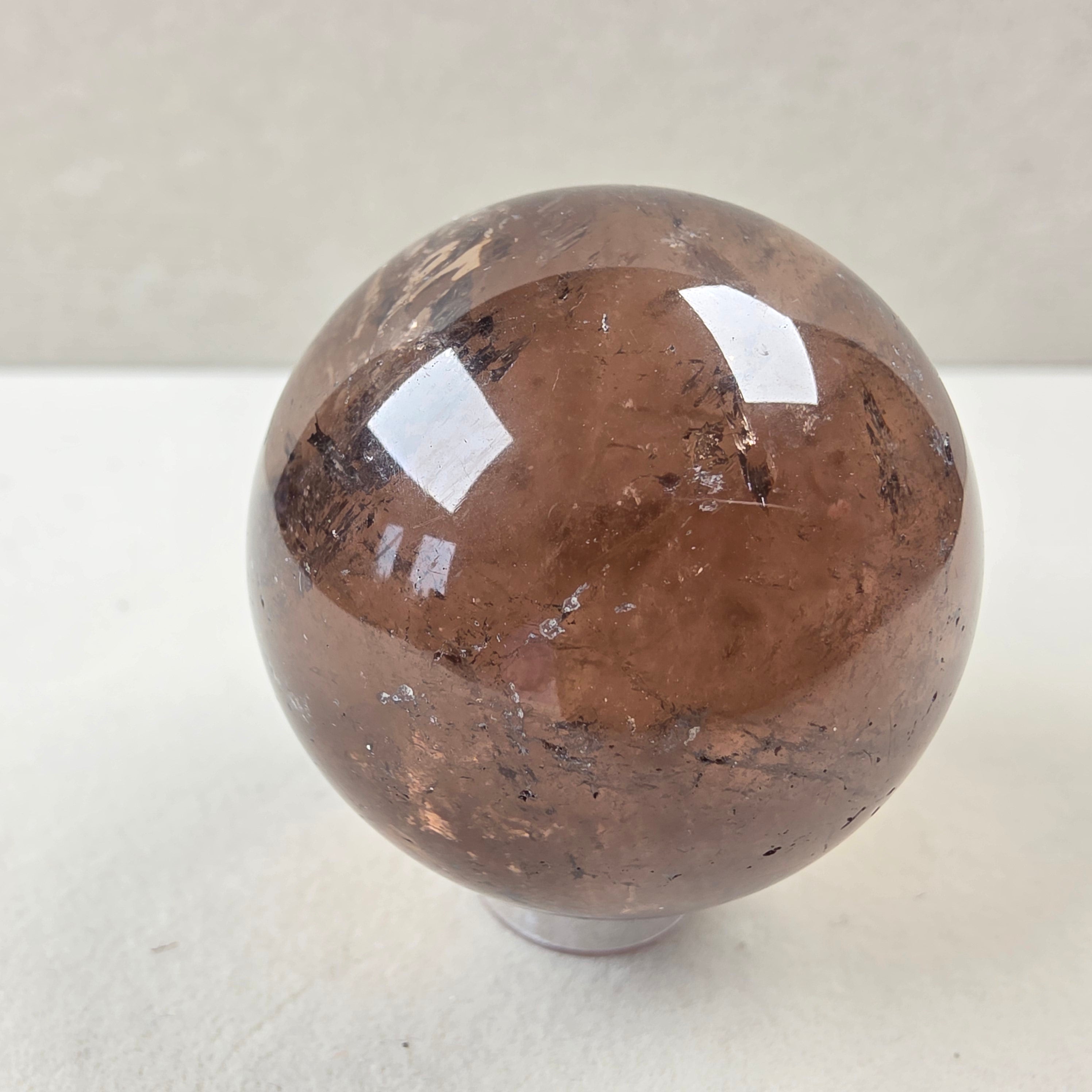 Rauchquarz Kugel +/- 0,104 kg Ø 4 cm