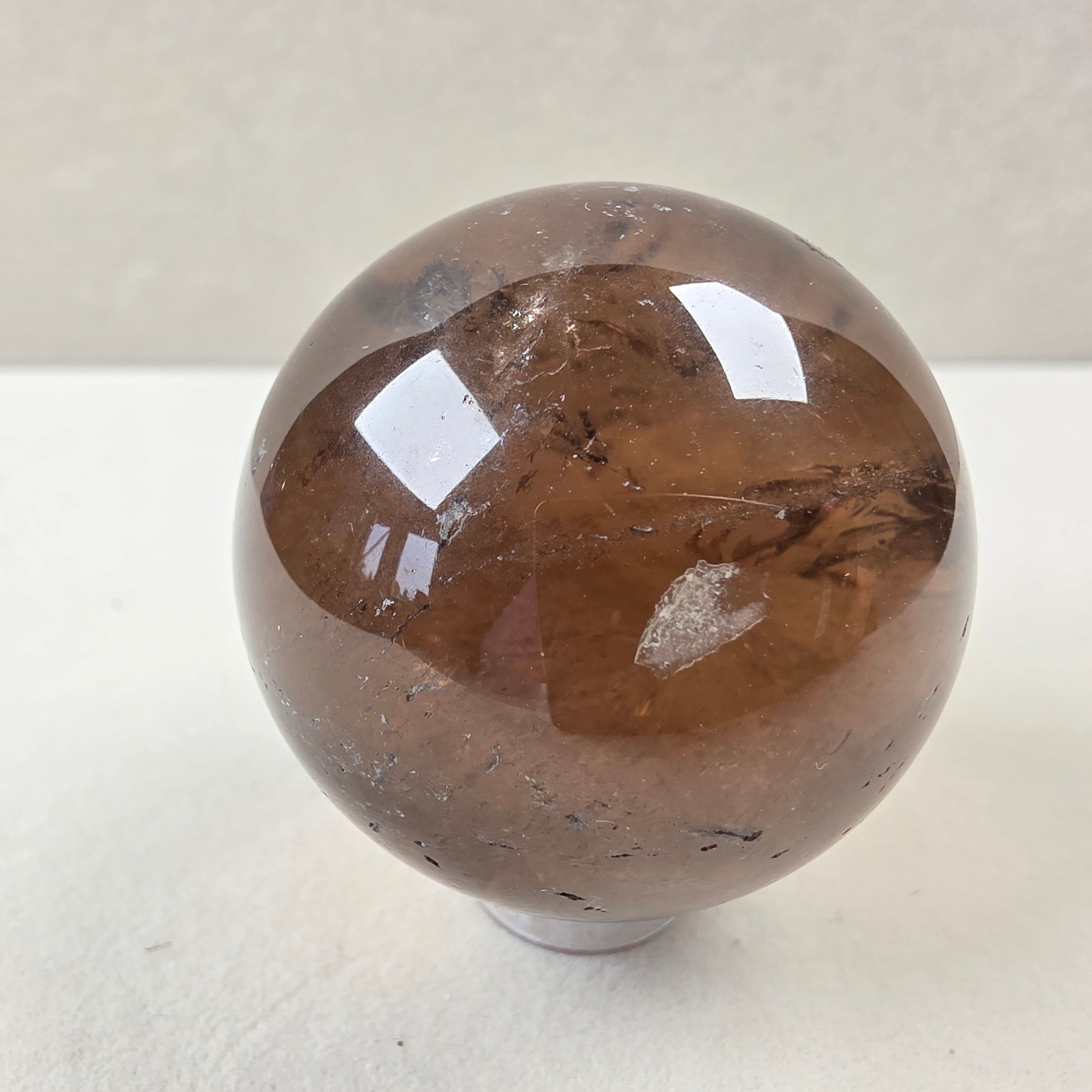 Rauchquarz Kugel +/- 0,104 kg Ø 4 cm