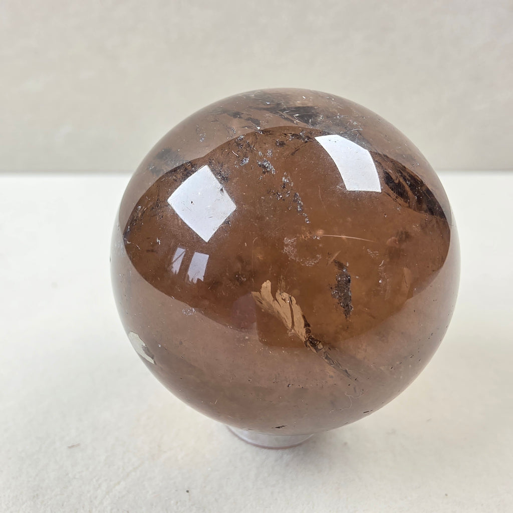 Rauchquarz Kugel +/- 0,104 kg Ø 4 cm
