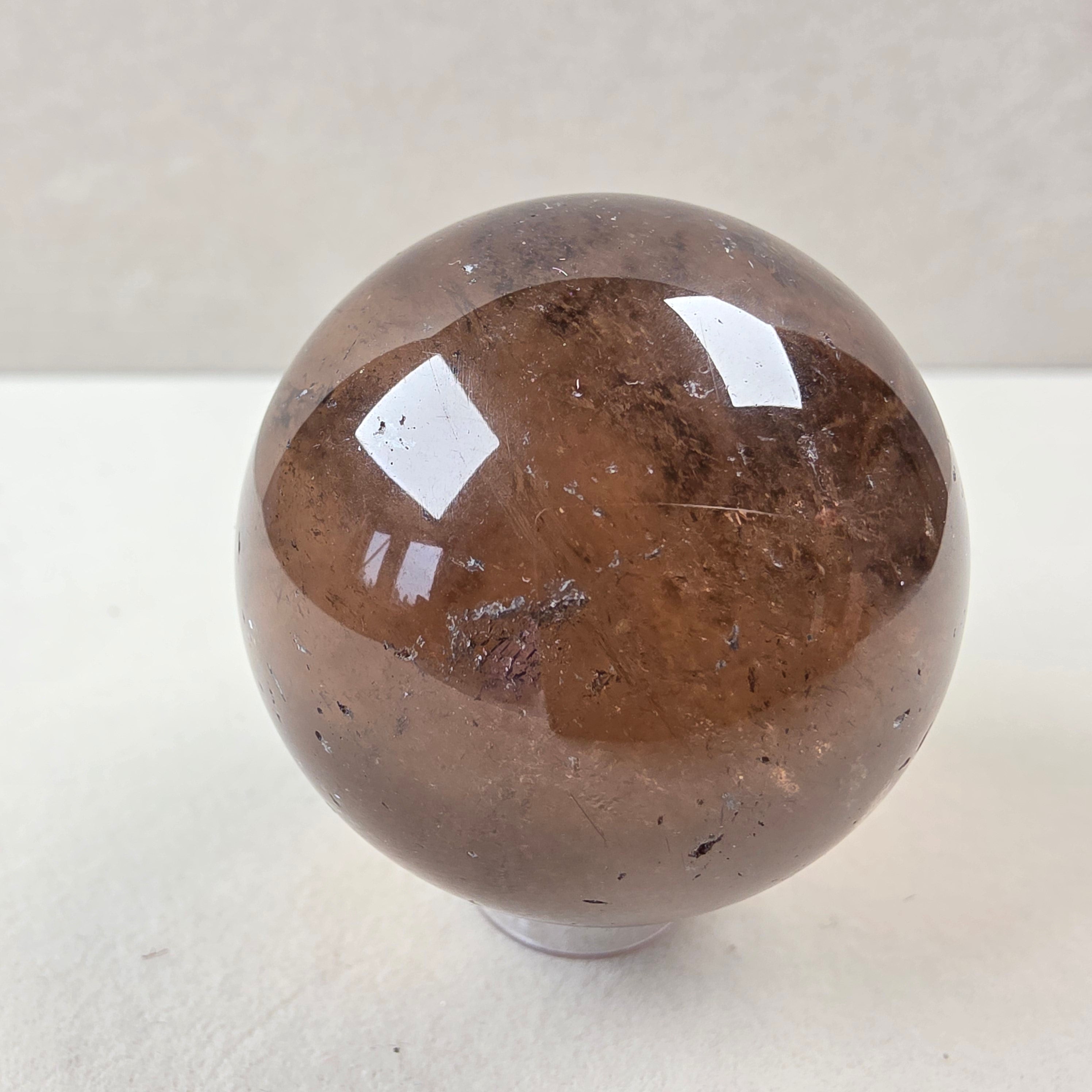 Rauchquarz Kugel +/- 0,104 kg Ø 4 cm