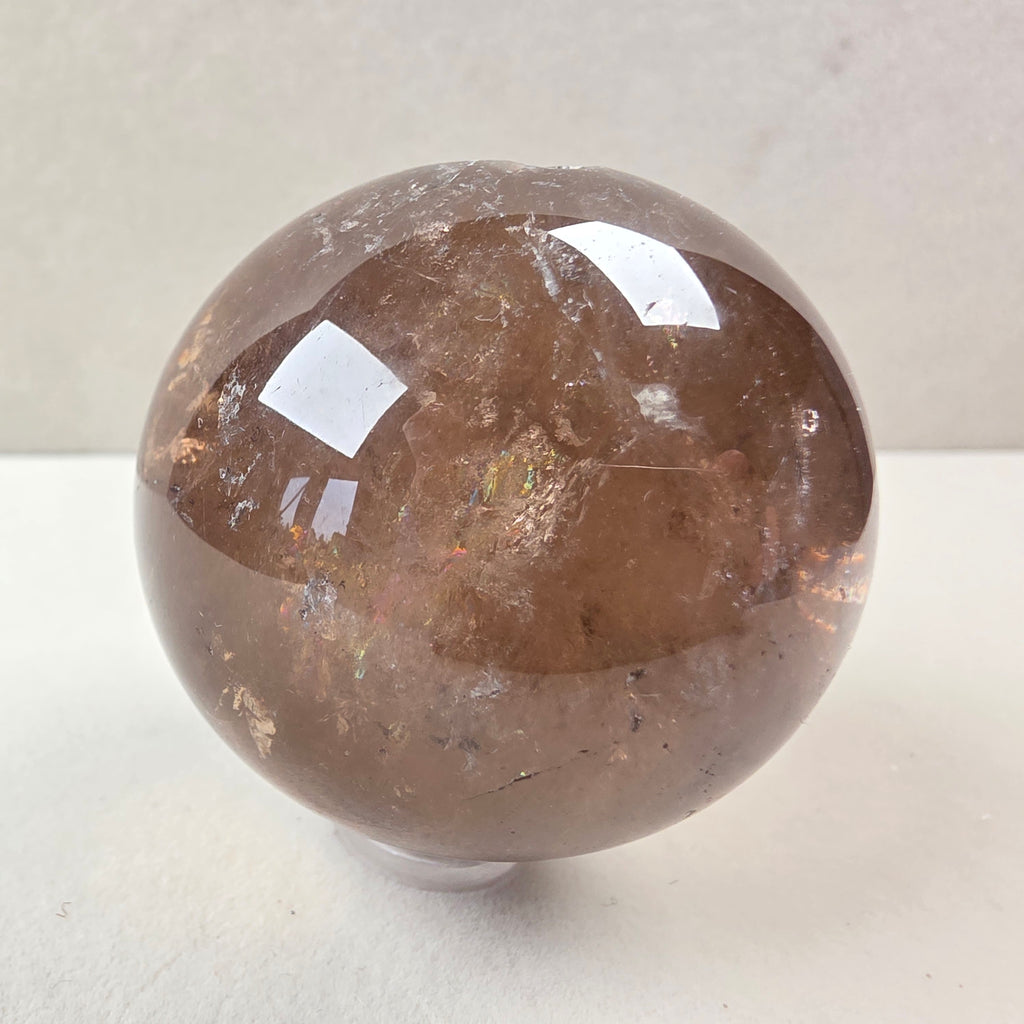 Rauchquarz Kugel +/- 0,189 kg Ø 5 cm