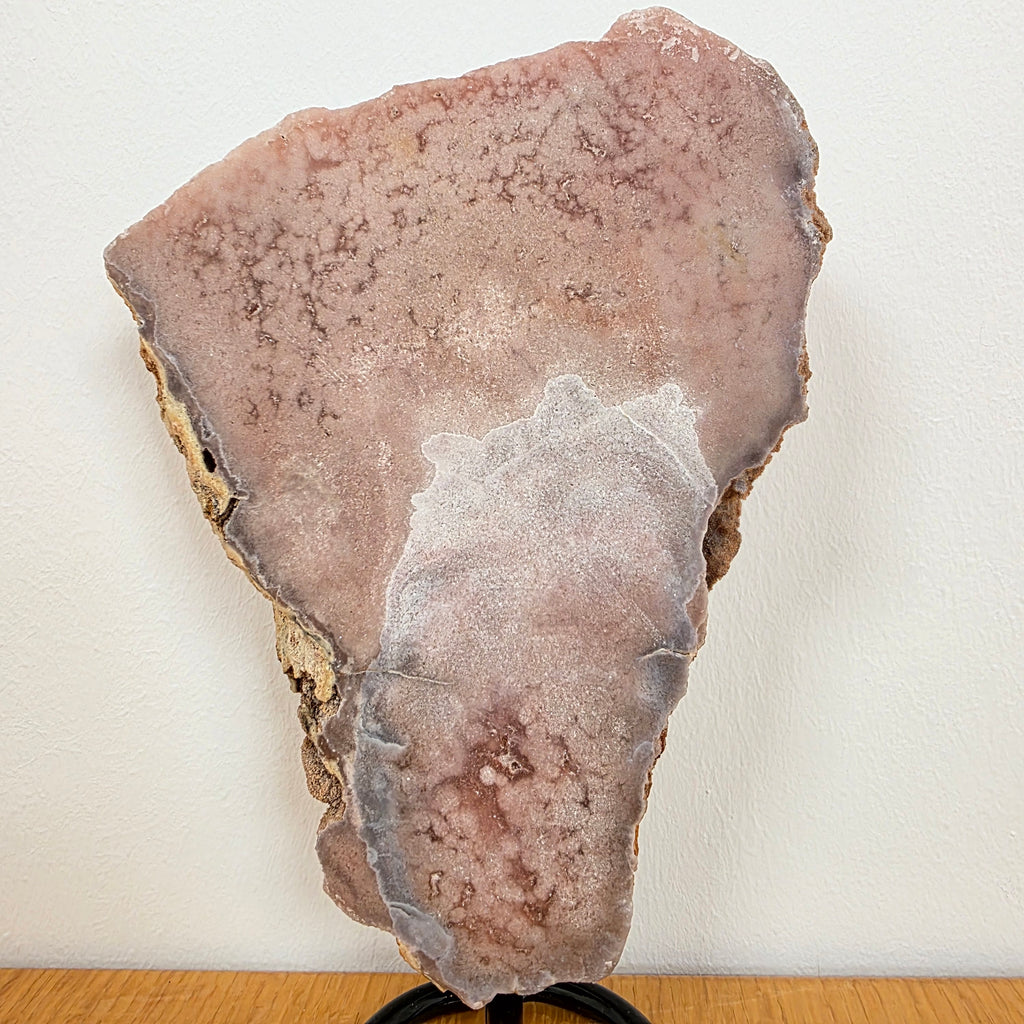 Amethyst rosa +/- 1,214 kg 20x15x4 cm