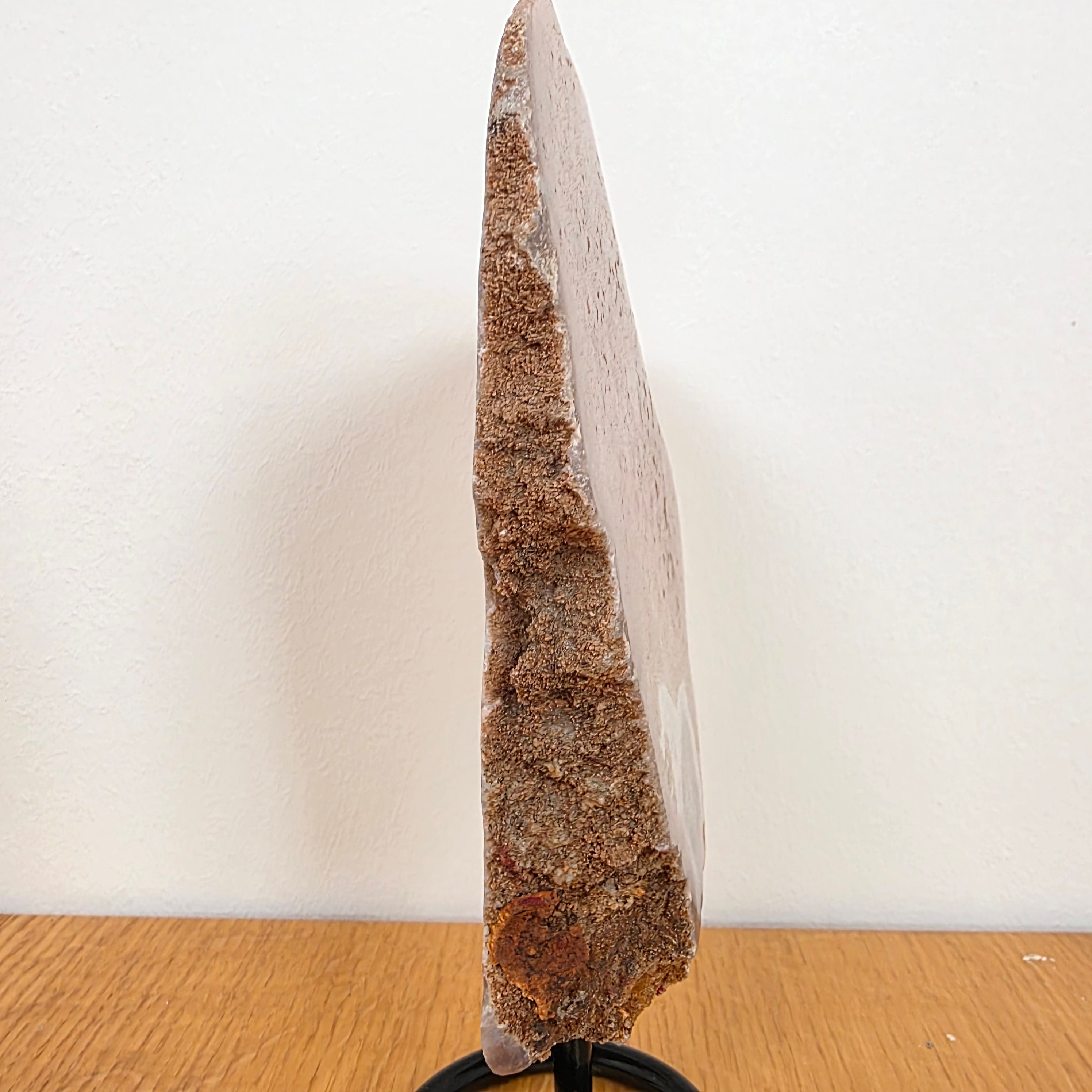 Amethyst rosa +/- 1,214 kg 20x15x4 cm