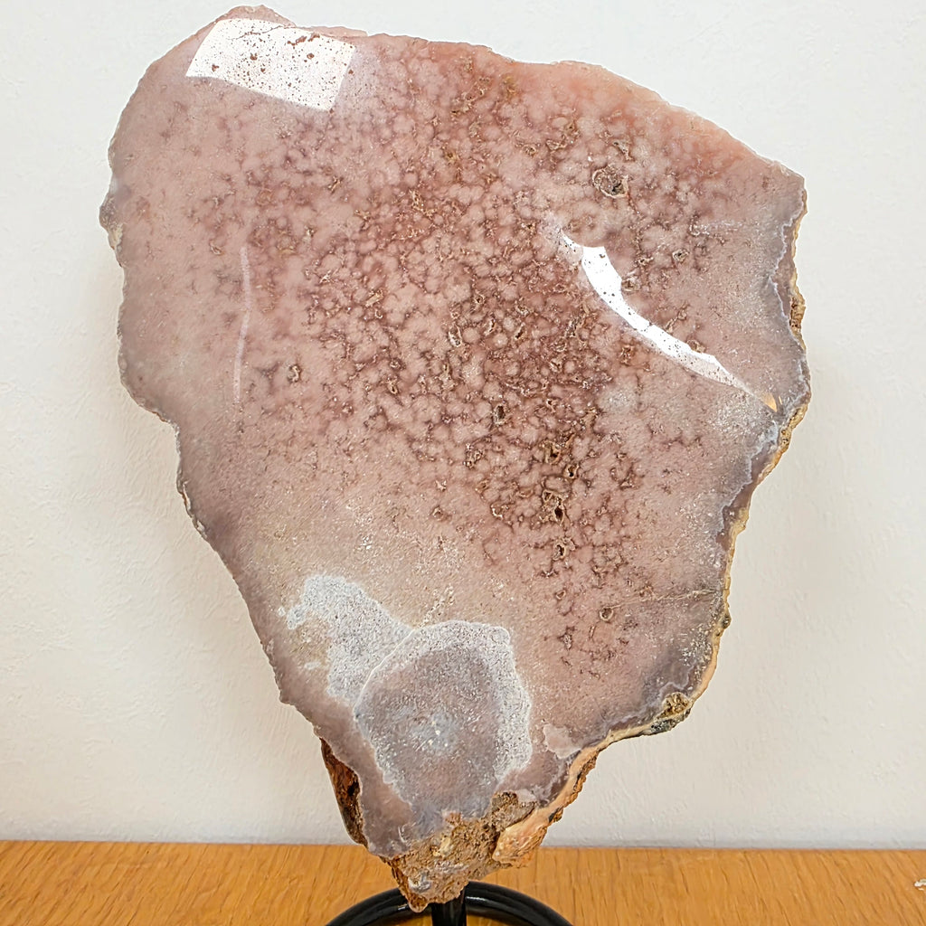 Amethyst rosa +/- 1,214 kg 20x15x4 cm