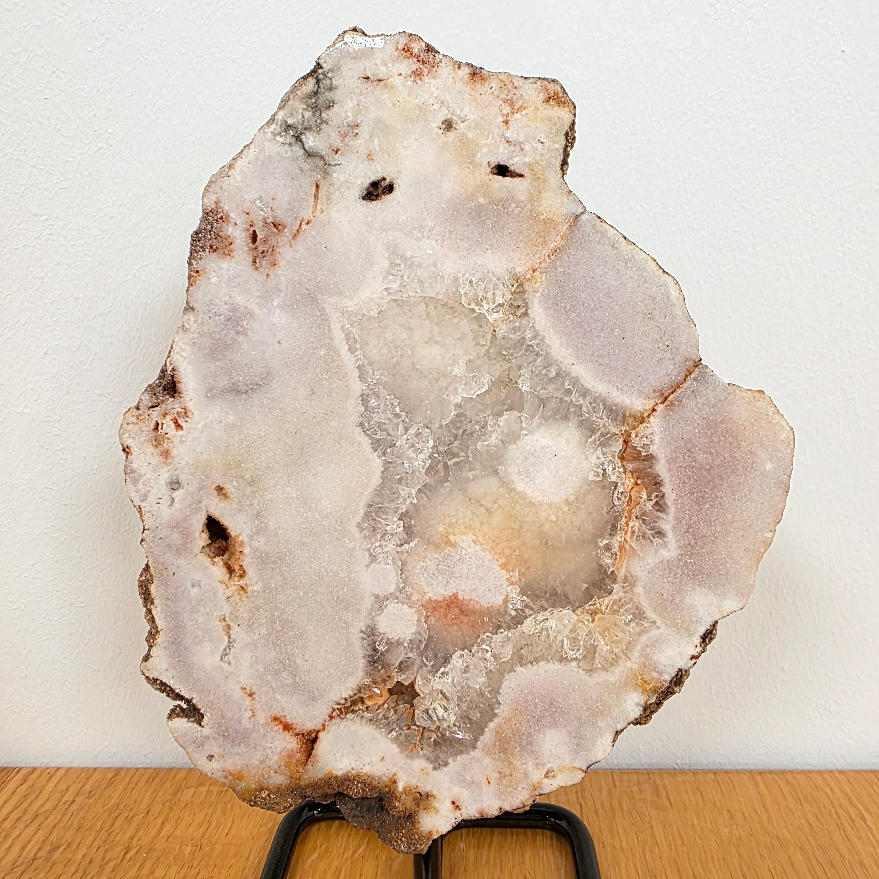 Amethyst rosa +/- 3,24 kg 21x16,5x9,5 cm