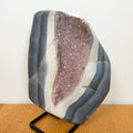 Amethyst auf Chalcedon +/- 3,26 kg 17,5x15x7 cm