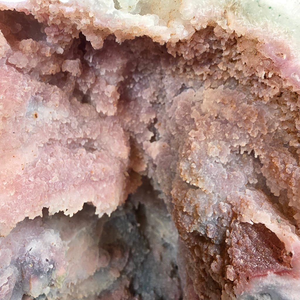 Amethyst rosa +/- 32,3 kg 37x35x16 cm