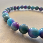 Jade (multicolor) – handgefertigtes Reiki-Kugelarmband in verschiedenen Größen
