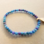 Jade (multicolor) – handgefertigtes Reiki-Kugelarmband in verschiedenen Größen