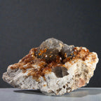 Quarz mit Granat (Spessartin) 0,015 kg +/- 4x2x2 cm
