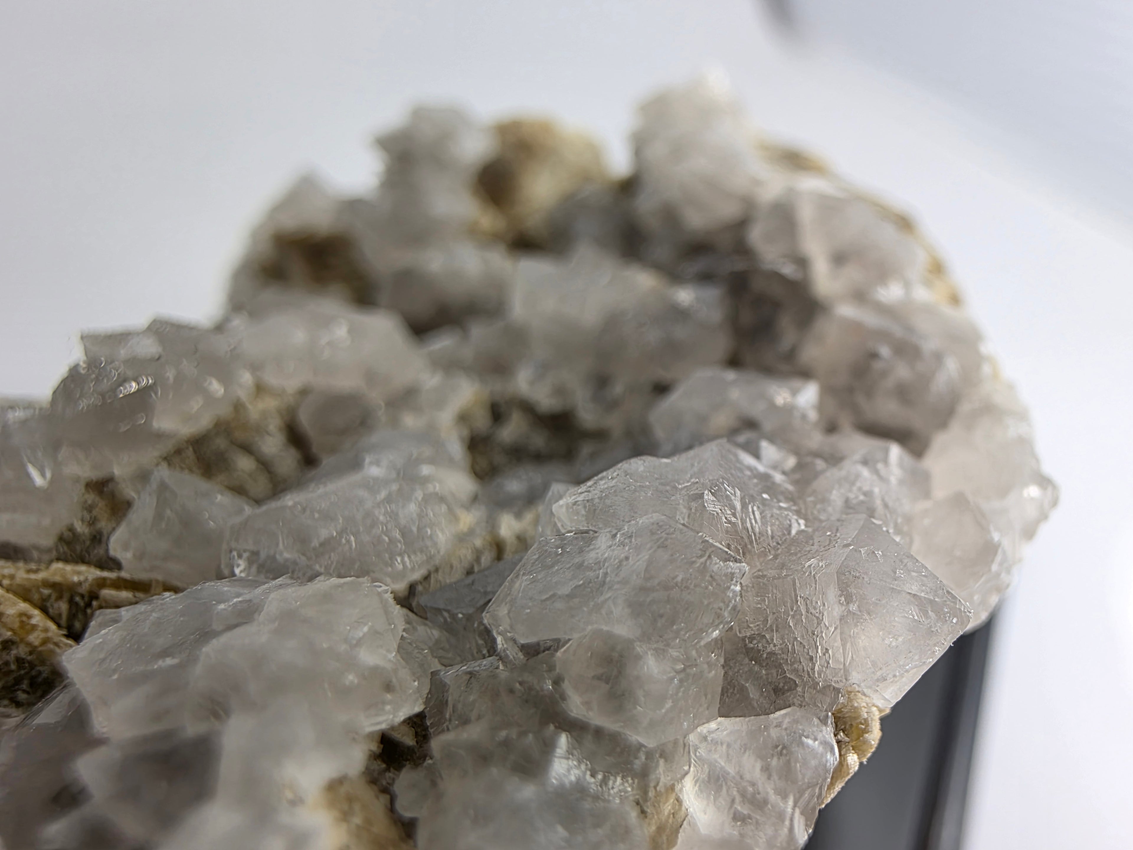 Quarz mit Siderit 0,21 kg +/- 7x6x3 cm