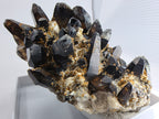 Hyalith mit Rauchquarz 0,22 kg +/- 10x5x5 cm