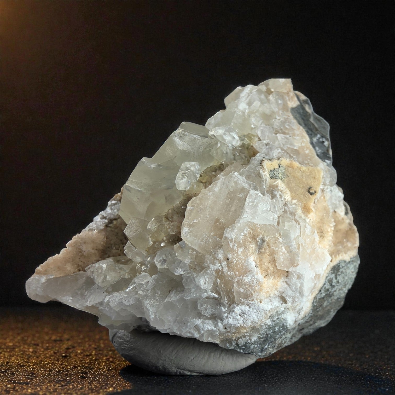 Calcit mit Natrolith 0,125 kg +/- 6x4x6 cm