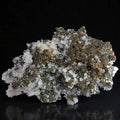 Pyrit mit Calcit 0,732 kg +/- 13x10x5 cm