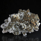 Pyrit mit Calcit 0,732 kg +/- 13x10x5 cm