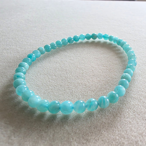 Amazonit Kugelarmband in verschiedenen Variationen