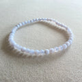 Aquamarin Kugelarmband 4 mm