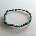 Azurit-Malachit Kugelarmband 4 mm