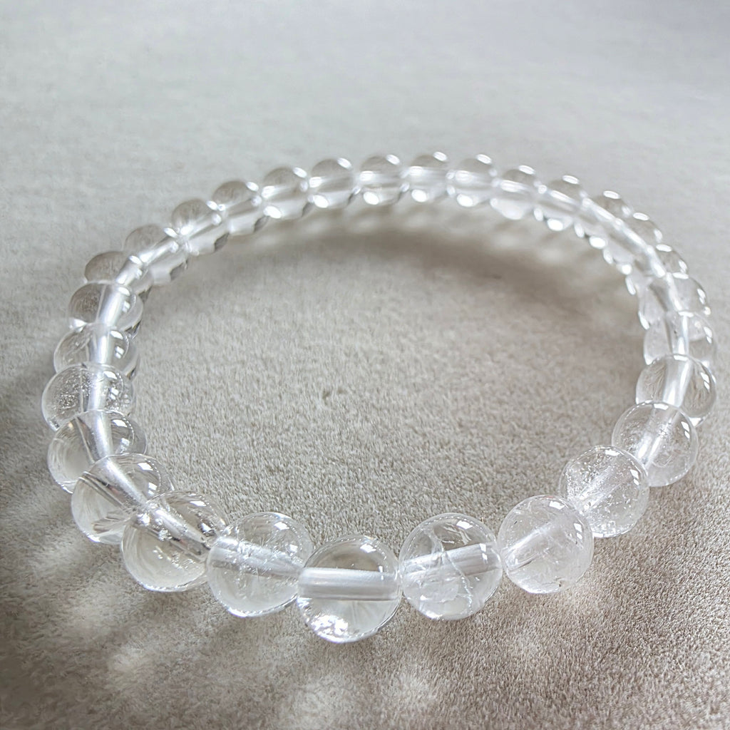 Bergkristall Kugelarmband in verschiedenen Variationen