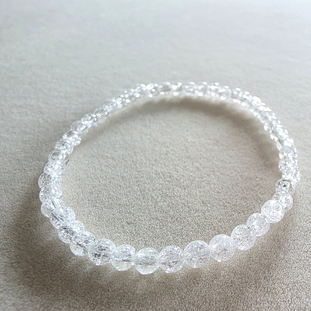 Bergkristall Kugelarmband in verschiedenen Variationen