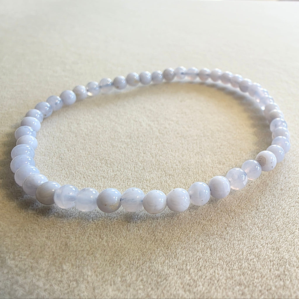 Chalcedon Kugelarmband in verschiedenen Größen