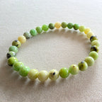 Chrysopras Lemon Kugelarmband in verschiedenen Größen