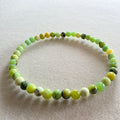Chrysopras Lemon Kugelarmband in verschiedenen Größen