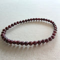 Granat Kugelarmband 4 mm