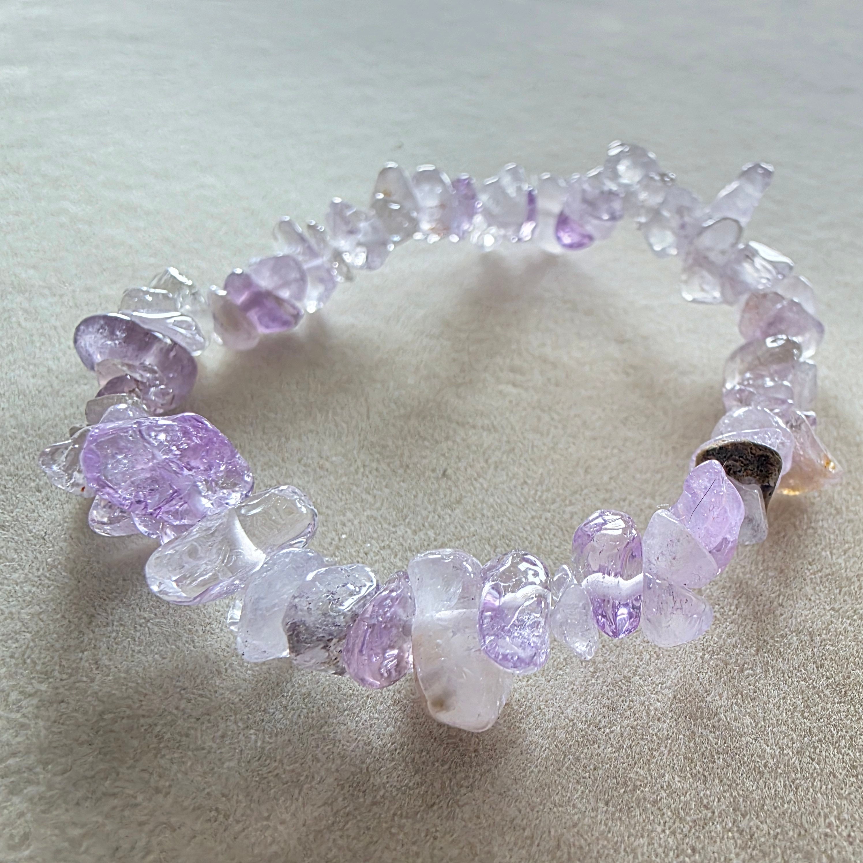Lavendelquarz Splitterarmband